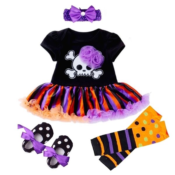 

rompers toddler cute cartoon baby boy girl 024 month halloween skull pattern infant born jumpsuit set costumes 220915, Blue