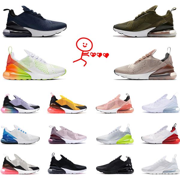 

running shoes 270s sneakers 270 mens women hundred hollowed trainers new style of university red blue triple black white eur 36-45