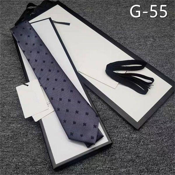 

2024 Luxury Men Neck Ties Designer Ties Fashion Mens Neckties Letter Print Business Leisure Handmade Cravat Silk
