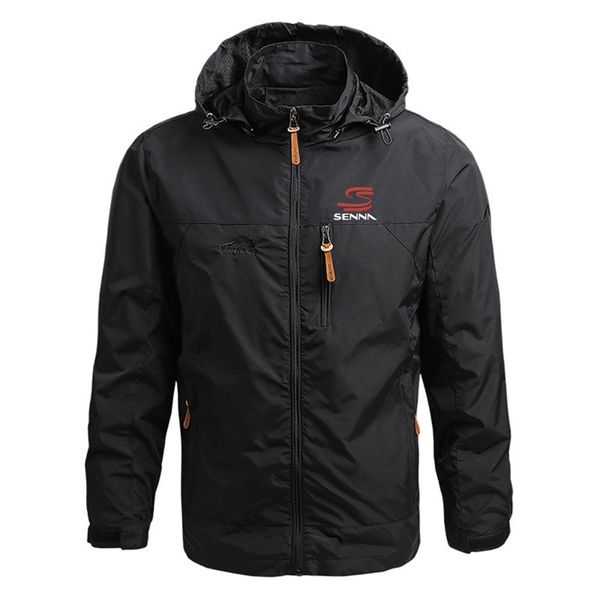 

mens hoodies sweatshirts spring ayrton senna printed windbreaker windshield jacket harajuku style autumn coat camping jackets male clothes 2, Black