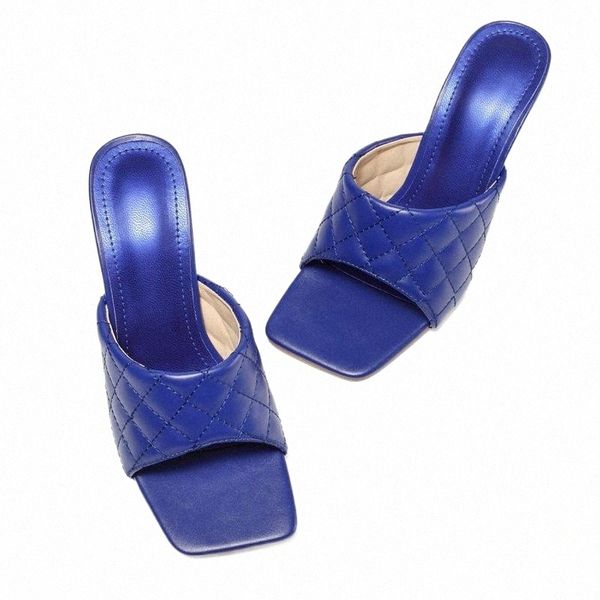 

2022 womens sandals shoes candy color fashion high heels checkered high-heeled sandals open-toed, Black