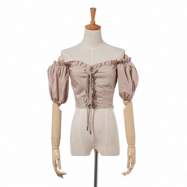 

crop women ruffle blouse womens and blouses shirts white black short sleeve summer korean fashion clothing women's & l2h4#