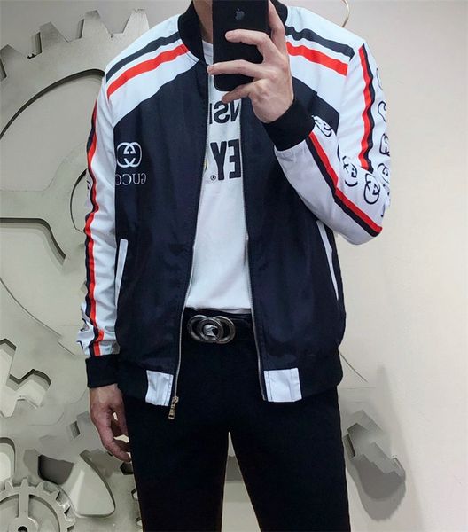 

2021 wholesale- bomber jacket designer autumn men coat casual outdoor sportswear basketball fashion luxurious mens jackets 07, Black;brown