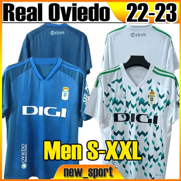 

22 23 real oviedo soccer jerseys barcenas johannesson ibra 2022 2023 football shirt kit r.folch y.mossa camiseta equipacion home away jersey, Black;yellow
