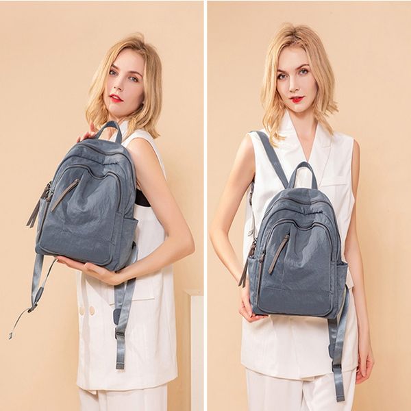 

lu-008 backpack outdoor bags schoobag for teenager girl mini yoga bags travel bag waterproof nylon sports women swimming fitness delicate