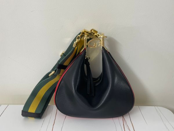 

designer luxury cross body bags women double g buckle purse genuine leather shoulder bag handbag tote wallet pouch with strap 699409 size 23