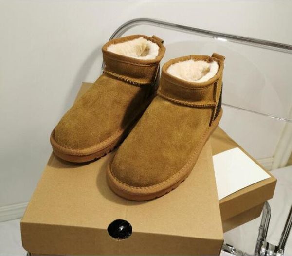 

women jointly leather ankle boots girl and women's children cotton shoe, Black