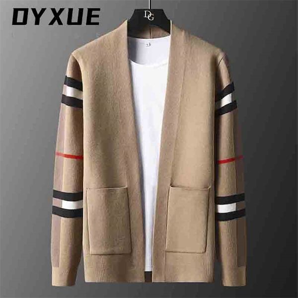 

men's sweaters luxury brand designer cardigan european jacket men fashion casual pocket knitted sweater coat autumn winter 220915, White;black