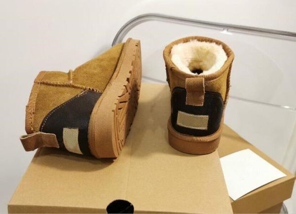 

women jointly snow boots fashion convenient design mini ankle boots, Black