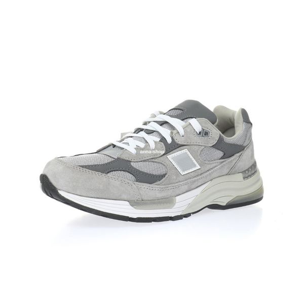 

992 grey sports shoe for men m992 sneakers mens suede running shoes women leather training womens trainers m992gr, White;red