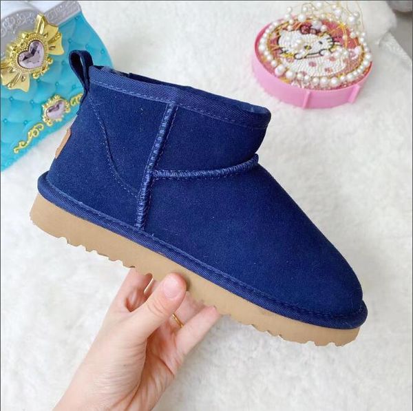 

women's ankle boots fashion mini snow boots cotton shoes size 35-44, Black