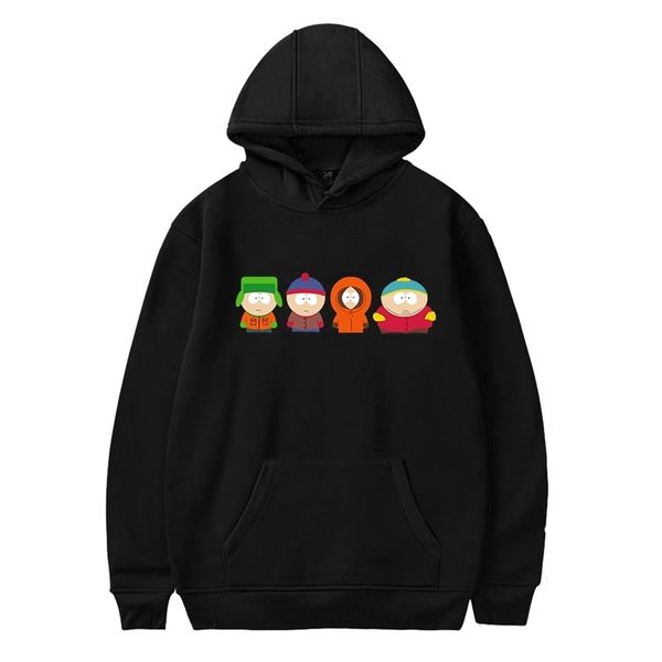 

men s hoodies sweatshirts anime s southes park training tactical 220914, Black