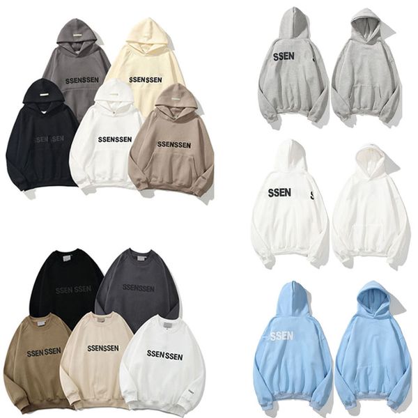 

casual pullover designer hoodie man woman sweatshirt reflective logo letter fashion hip hop street sweat couples sports cool long sleeve clo, Black