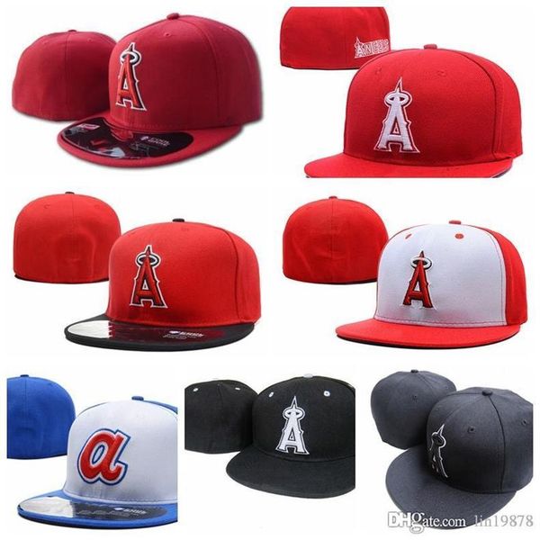 

2019 new summer angels a letter baseball caps gorras bones men women casual outdoor sport fitted hats283d, Blue;gray