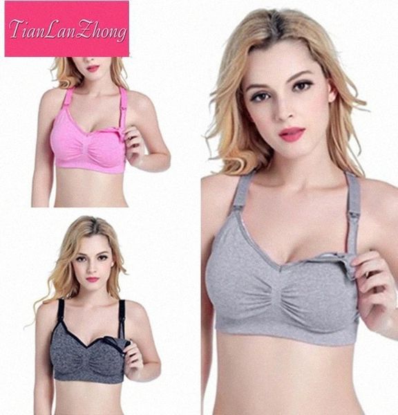 

packs womens seamless maternity nursing bra for breastfeeding bras q2wd#, Red;black