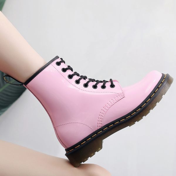 

boots comfortable women s shoes female casual outsole pu leather outdoor non slip sneaker 220915, Black