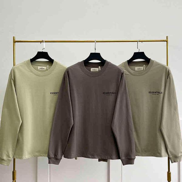 

designer luxury men's hoodies cotton comfortable sweatshirt fearr of goddess fogessentilass double 3m reflective long sleeve tee for me, White;black