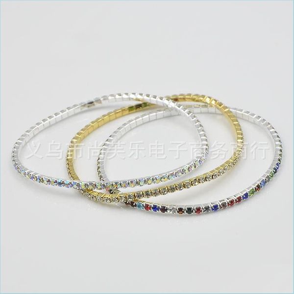 

anklets 1 row sparkly rhinestone stretch cz tennis ankle chain anklet barefoot sandals bridal wedding accessories for women 514 dhyml, Red;blue