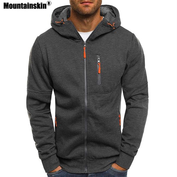 

men's hoodies & sweatshirts casual hooded coat spring autumn sportswear male cardigan sweatshirt mens brand clothing sa6213382, Black