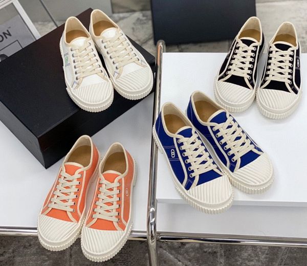

new fashion womens platform casual shoes canvas sneaker classics sneakers luxury leather trainers shoes loafers, Black