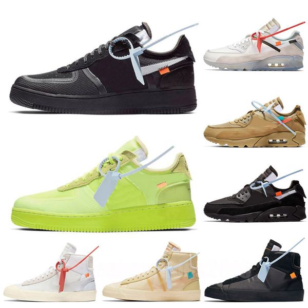 

off prestos 3.0 white running shoes mac volt green black 90y fly racer chaussures designer zapatos triple black casual mens sneakers size