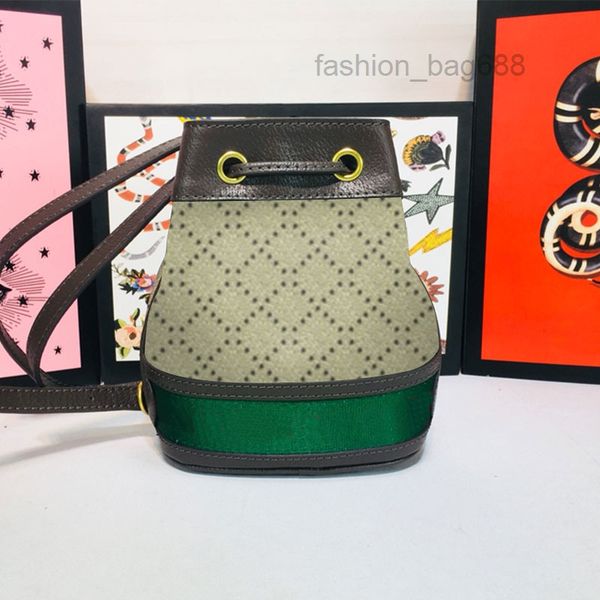 

evening bags bucket bag handbag shoulder cross body bags canvas splicing dot letter pattern classic red green stripe drawcord cell phone poc