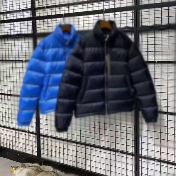 

men down winter jacket designer short puffer coat warm outerwear, Black