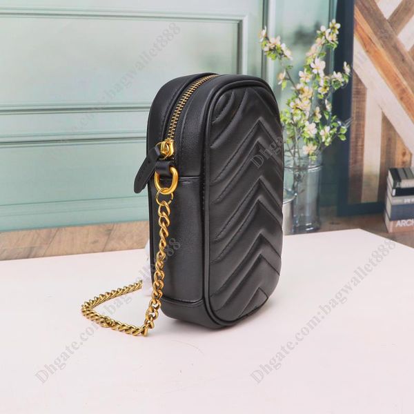 

mini chains cross body bag leather heart embossed shoulder bags metal letter cell phone pocket coin purse handbag designer wallet