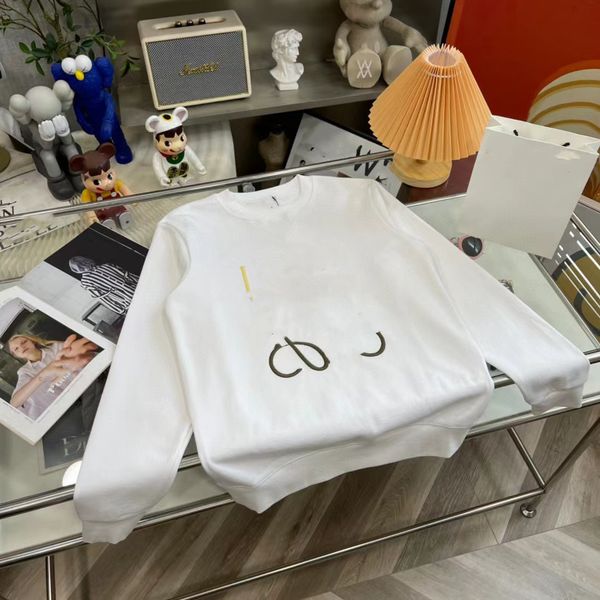 

designer version hoodie pure handmade loe 2022 autumn and winter new stitching embroidery men's and women's same round neck sweate, Blue;black