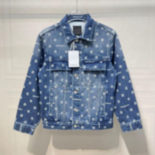 

22ss paris italy denim jackets casual street fashion pockets warm men women couple outwear gv0916., Black;brown