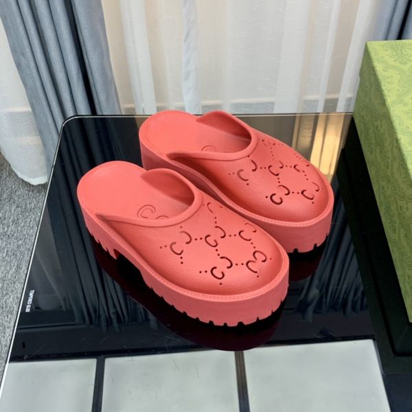 

womens personality sandals designer ladies slippers rubber thick sole fashion style outdoor activities new slippers suitable for various pla, Black