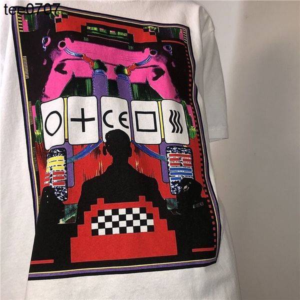 

men's boys and girls t-shirts fashion brand cavempt ce short sleeve correct version men and women lovers vintage casual t-shirt summer, White;black