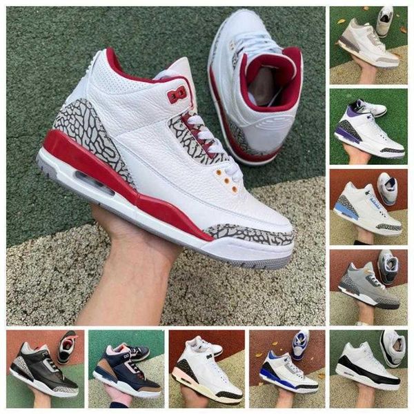 

jumpman 3 3s men basketball shoes desert elephant kumquat cardinal red cement black dark iris cool grey cat a ma maniere pine green unc251x