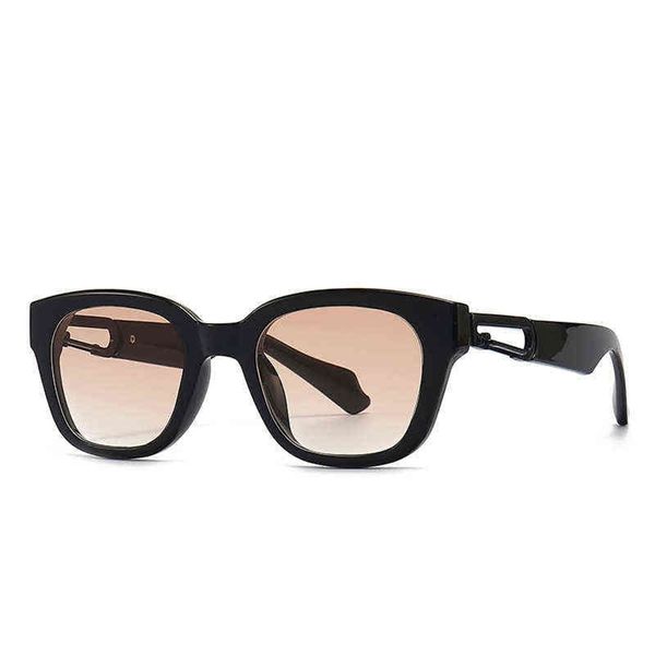 

sun glass 2022 new fashion street pgraphy men's and women's personalized sunglasses buckle, White;black