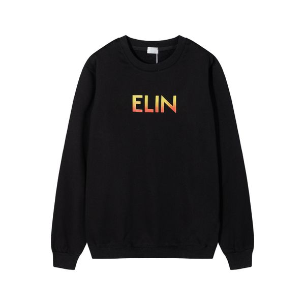

designer men sweater women sweatshirts hoodie cotton with labels hip hop letters printed long sleeves men's hoodies, Black