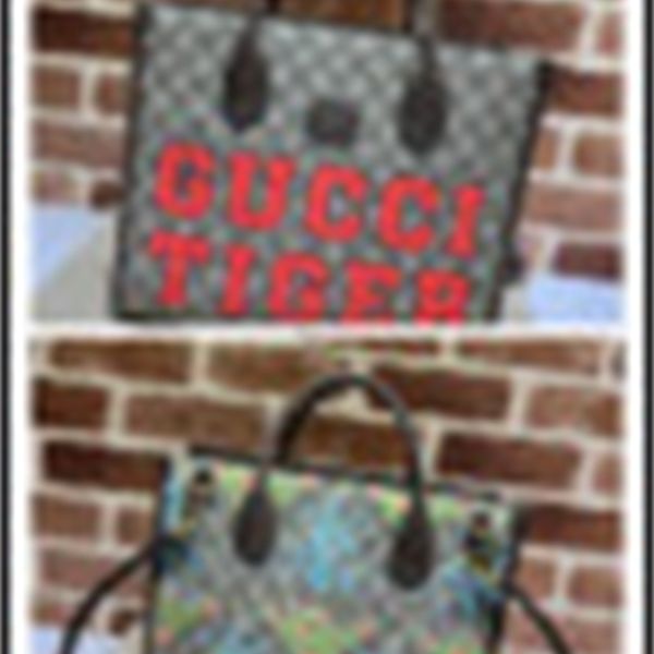 

luxury design briefcase canvas shopping bags 659983 women letter embossing retro tote real leather bamboo handbags ophidia bee shoulder bag