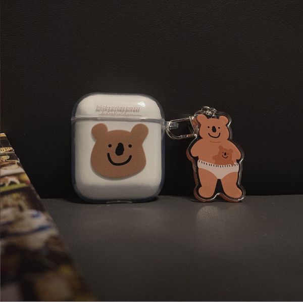 

cute beautiful cartoon bear headphone accessories for airpod 3 case airpods 1 2 3 soft plating silicone earphones cover airpod 2 cases air p