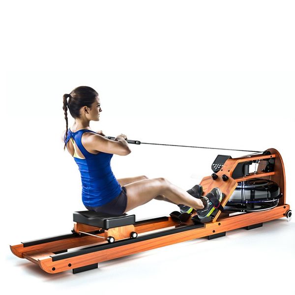 

boat rowing machine fitness equipment does not fold water to block household use rowing machines