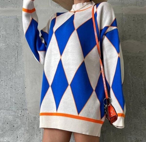 

women's sweaters winter luxury knitted 0versize cardigan autumn green plaid v-neck sweater knit coat, White;black