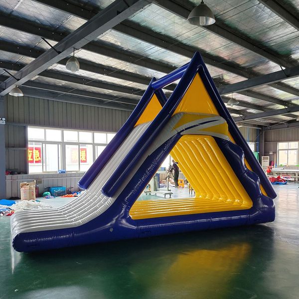 

air inflation toy pvc inflatable water slide with games water entertainment