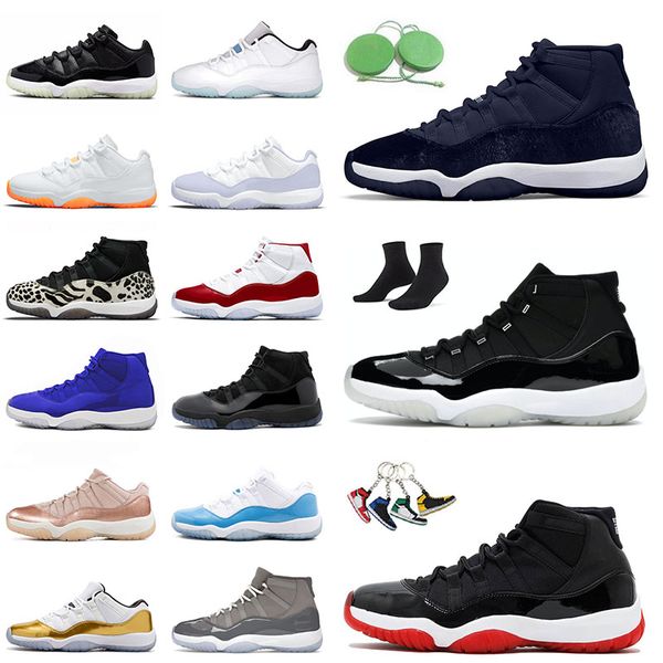 

classic 11 jumpman basketball shoes us 13 cool grey 11s midnight navy men trainers j11 cherry pure violet athletic cap and gown space jam ci, White;red