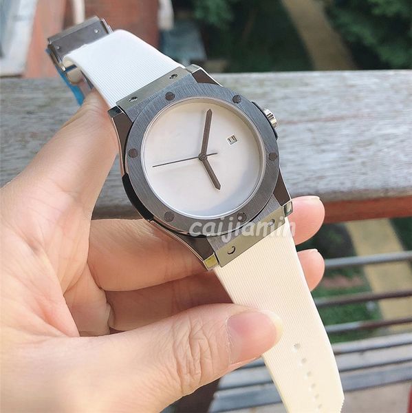 

caijiamin-42mm stainless steel watch mechanical watches automatic calendar mens fashion wristwatch, Slivery;brown