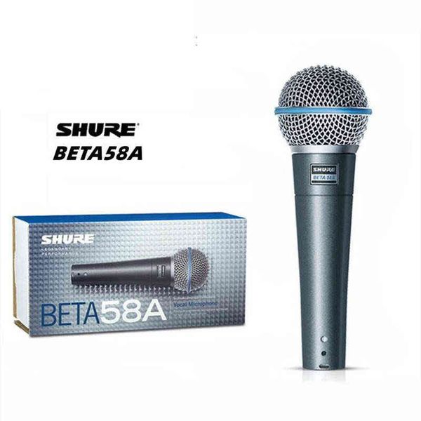 

microphones shure beta58a hand-held wired dynamic microphone studio microphone for singing stage recording vocals gaming mic for computer t2