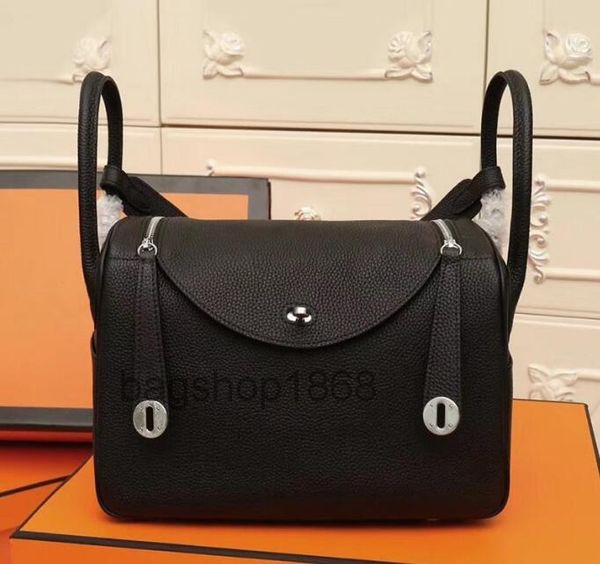 

22s designer bag superb 5a bag new women's real leather lychee cowhide doctor handbag shoulder purse craft all lindys handmade handbags