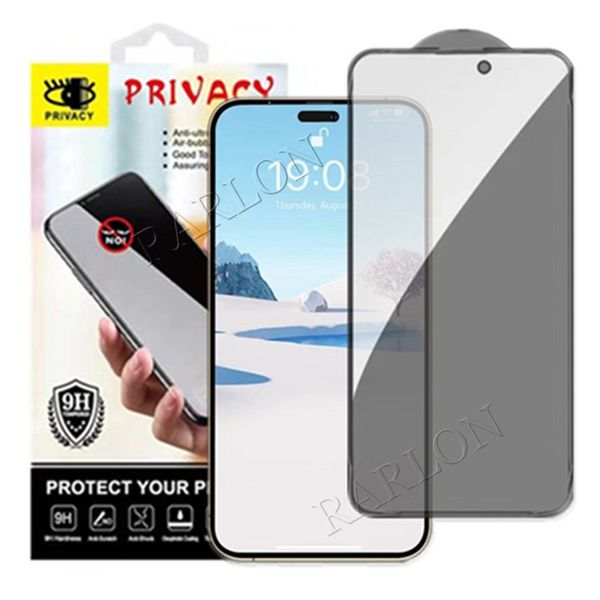 

full coverage privacy tempered glass anti-spy screen protector film for iphone 15 14 pro max 14pro 13 13pro 12 mini 11 xs xr x 8 7 6s plus s