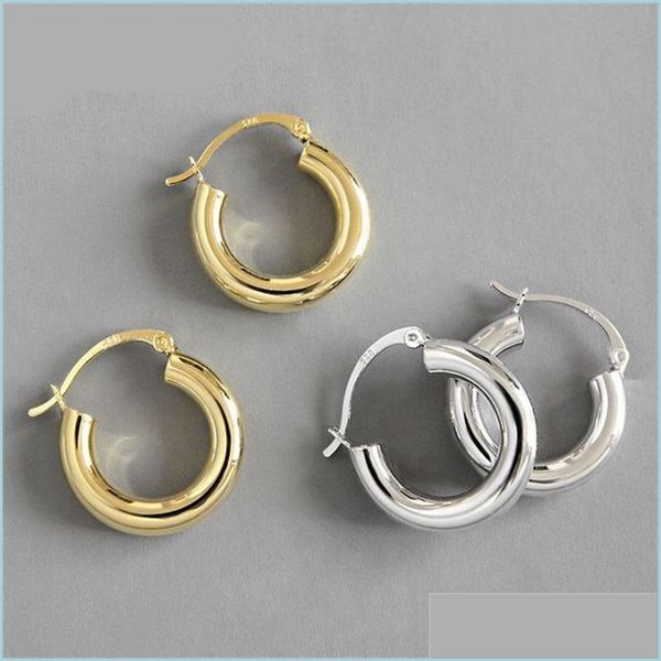 

clip on screw back minimalist 925 sterling sier stud earrings for women couples jewelry trendy elegant party accessories prevent all dhkq6, Silver