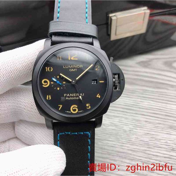 

panera pam men's watch fully automatic mechanical movement super luminous throughout the stor y2ar, Slivery;brown