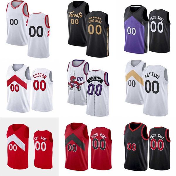 

75th custom jersey toronto''raptors''men women youth fred 23 vanvleet scottie 4 barnes gary 33 trent jr. pascal 43 siaka, Black;red