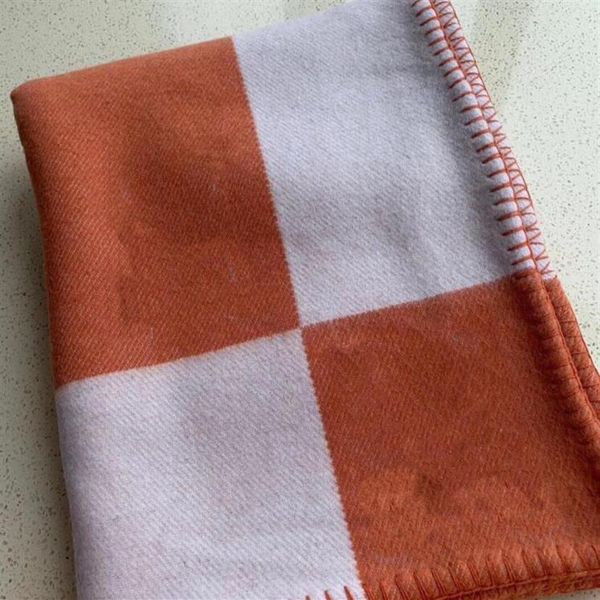 

140x170cm letter h cashmere blanket crochet soft wool shawl portable warm plaid sofa travel fleece knitted blankets towel tapestry182p, Blue;gray