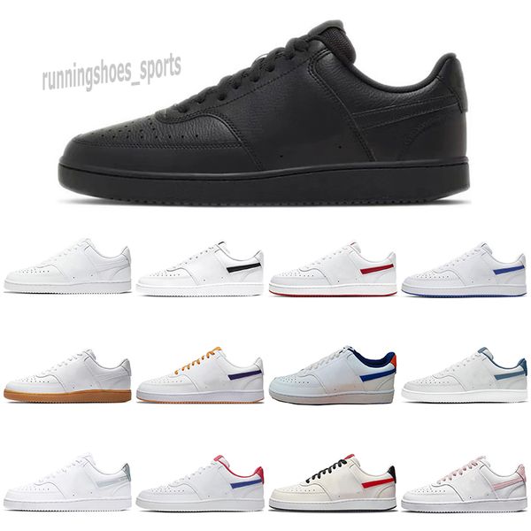 

casual shoes sneakers trainers sports sneakers court vision low designer triple white black game royal navy rose pink sail university red me